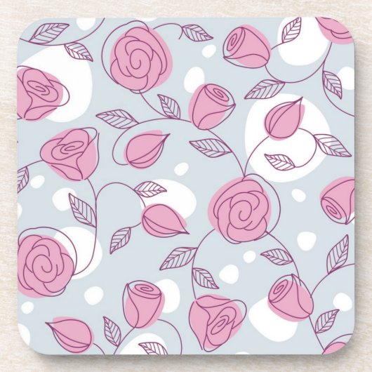 Dessous-de-verre Motif de fleurs (Devant)