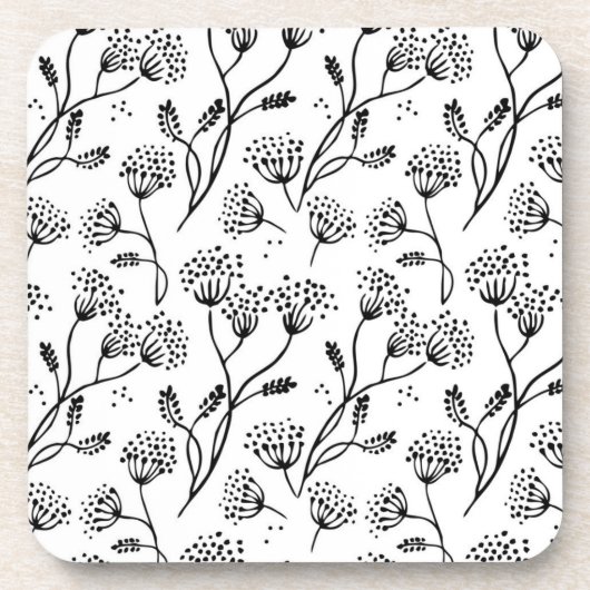 Dessous-de-verre Motif de fleurs (Devant)