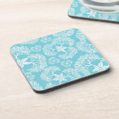 Dessous-de-verre Motif de fleurs (Côté gauche)