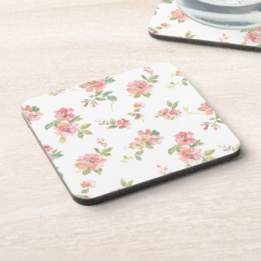 Dessous-de-verre Motif de fleurs (Côté gauche)