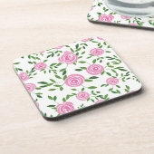 Dessous-de-verre Motif de fleurs (Côté gauche)