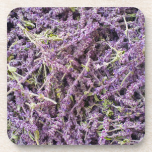 Dessous-de-verre Motif de fleurs de lavande