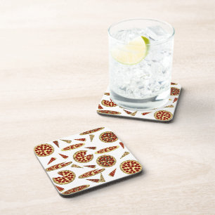 Dessous-de-verre Motif de l'amateur de pizza