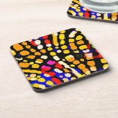 Dessous-de-verre Motif de lecture couleur expressif (Côté gauche)