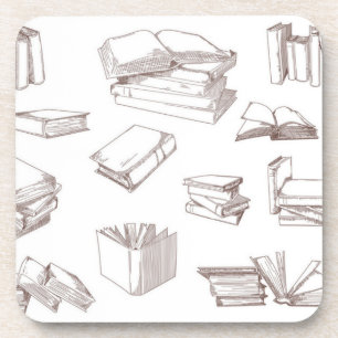 Dessous-de-verre Motif de livre