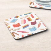 Dessous-de-verre Motif de livre (Côté gauche)