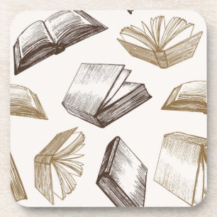 Dessous-de-verre Motif de livre