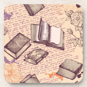 Dessous-de-verre Motif de livre