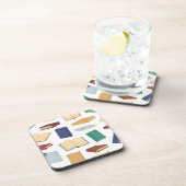 Dessous-de-verre Motif de livre (Côté Droit)