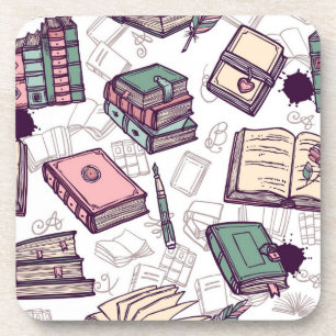 Dessous-de-verre Motif de livre