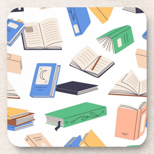 Dessous-de-verre Motif de livre (Devant)