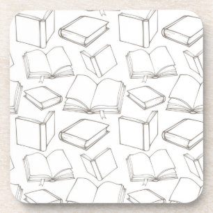 Dessous-de-verre Motif de livre