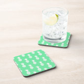 Dessous-de-verre Motif de menthe d'ananas (Côté Droit)