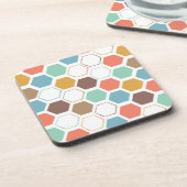 Dessous-de-verre Motif de module de ruche d'abeille (Côté gauche)