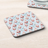 Dessous-de-verre Motif de Noël du Père Noël (Côté gauche)