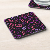 Dessous-de-verre Motif de notes de musique (Côté gauche)