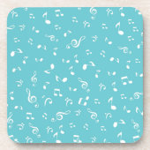 Dessous-de-verre Motif de notes musicales (Devant)