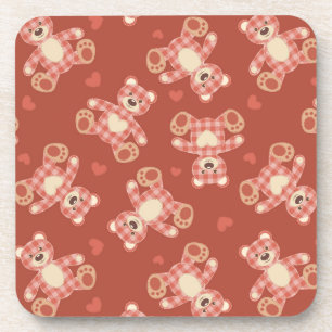 Dessous-de-verre motif de patchwork d'ours