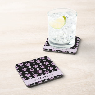 Dessous-de-verre Motif De Pâtes, Pailles Lilac, Pâtes De Chien, Vot