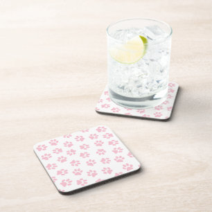 Dessous-de-verre Motif De Pâtes, Poches De Chien, Bébés Pailles Ros