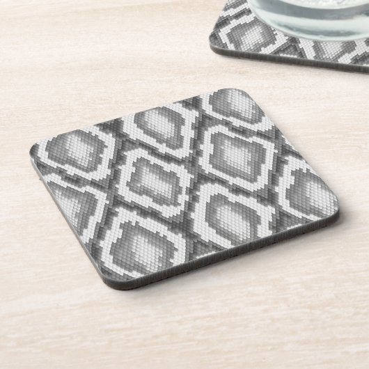 Dessous-de-verre Motif de peau de serpent de python (Côté gauche)