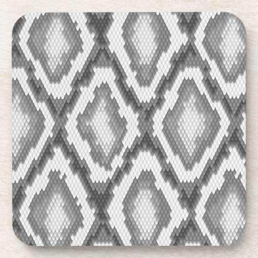 Dessous-de-verre Motif de peau de serpent de python (Devant)