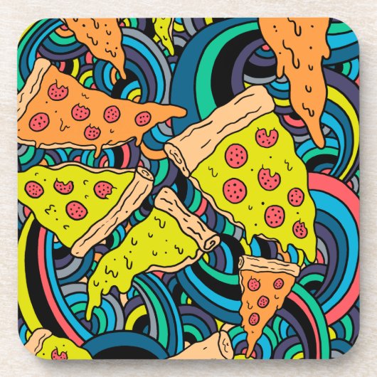 Dessous-de-verre Motif de pizza (Devant)