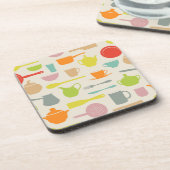 Dessous-de-verre Motif de plats (Côté gauche)