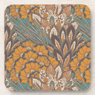 Dessous-de-verre Motif de plumes de paquetage Abstrait