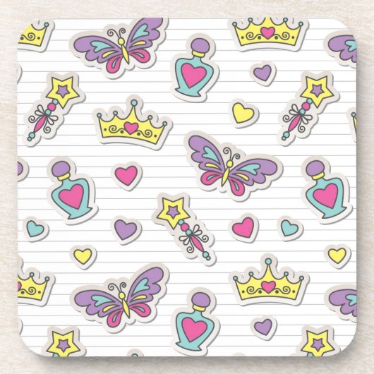 Dessous-de-verre motif de princesse de ballet (Devant)