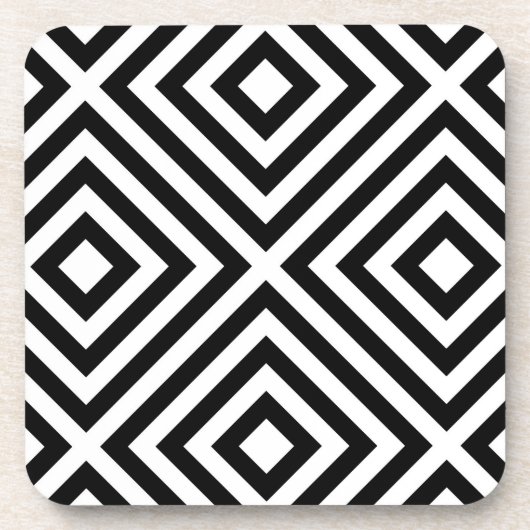 Dessous-de-verre Motif de rayures (Devant)