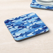 Dessous-de-verre Motif de requin bleu (Côté gauche)