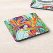 Dessous-de-verre Motif de Strelitzia (Côté gauche)