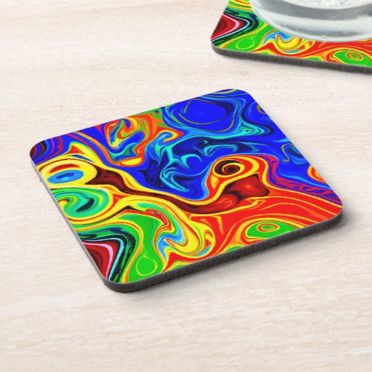 Dessous-de-verre Motif de style vif (Côté gauche)