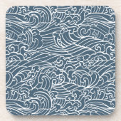 Dessous-de-verre Motif de style Wave japonais (Devant)