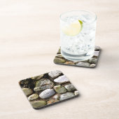 Dessous-de-verre Motif de terrain en pierre de roches déchirées (Côté Droit)