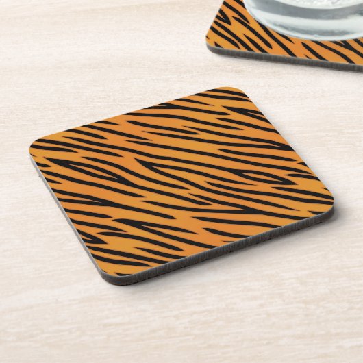 Dessous-de-verre Motif de Tiger Stripe (Côté gauche)