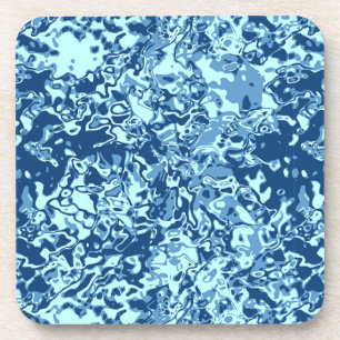 Dessous-de-verre Motif d'eau no 1 Black BG