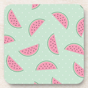 Dessous-de-verre Motif d'éclaboussure de peinture de fruit tropica