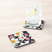 Dessous-de-verre Motif d'élégance avec des fleurs de narcisse (Côté Droit)