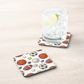 Dessous-de-verre Motif d'équipements sportifs (Côté Droit)