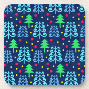 Dessous-de-verre Motif des arbres de Noël