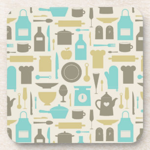Dessous-de-verre Motif Des Outils De Cuisine