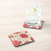 Dessous-de-verre Motif des Poppies rétro (Côté Droit)