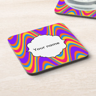 Dessous-de-verre Motif des vagues colorées