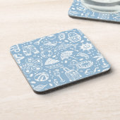 Dessous-de-verre Motif d'été (Côté gauche)