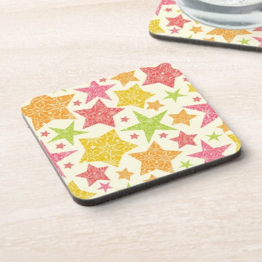 Dessous-de-verre Motif d'étoiles (Côté gauche)