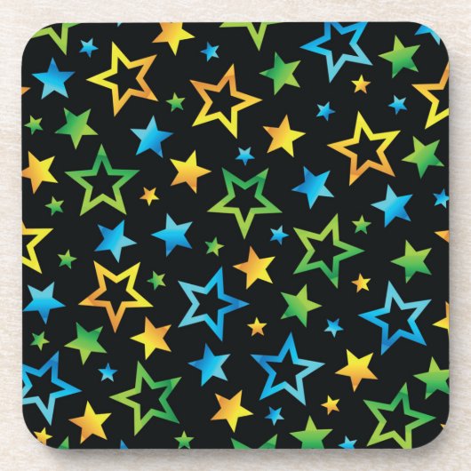 Dessous-de-verre Motif d'étoiles (Devant)