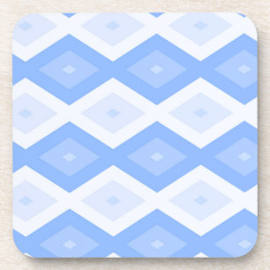 Dessous-de-verre Motif diamant bleu pâle