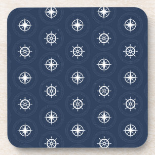 Dessous-de-verre Motif d'outils maritimes